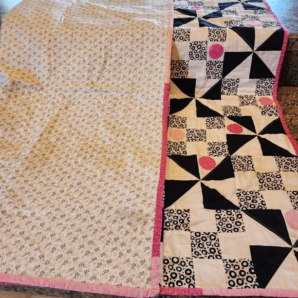 Handmade Reversible Quilt 49x40